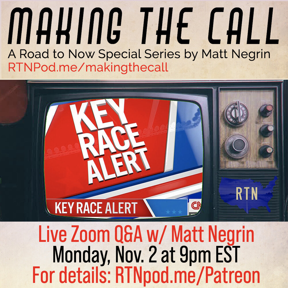 Join us on Patreon to be part of our live Q&A w/ Matt Negrin on Monday, Nov. 2nd at 9pm EST. RTNpod.me/Patreon